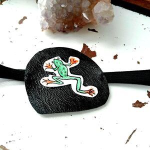 Tree Frog Patch, Adjustable Vision Accessory, Ocular Aid, Costume Accessory